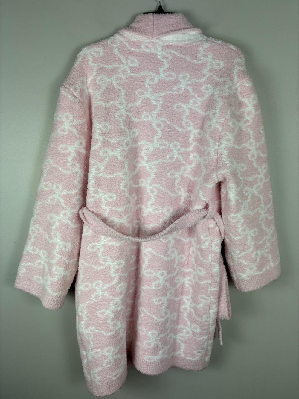 Cupcakes & Cashmere Plush Pink Marled Robe New no Tag Soft Belted - Picture 9 of 10